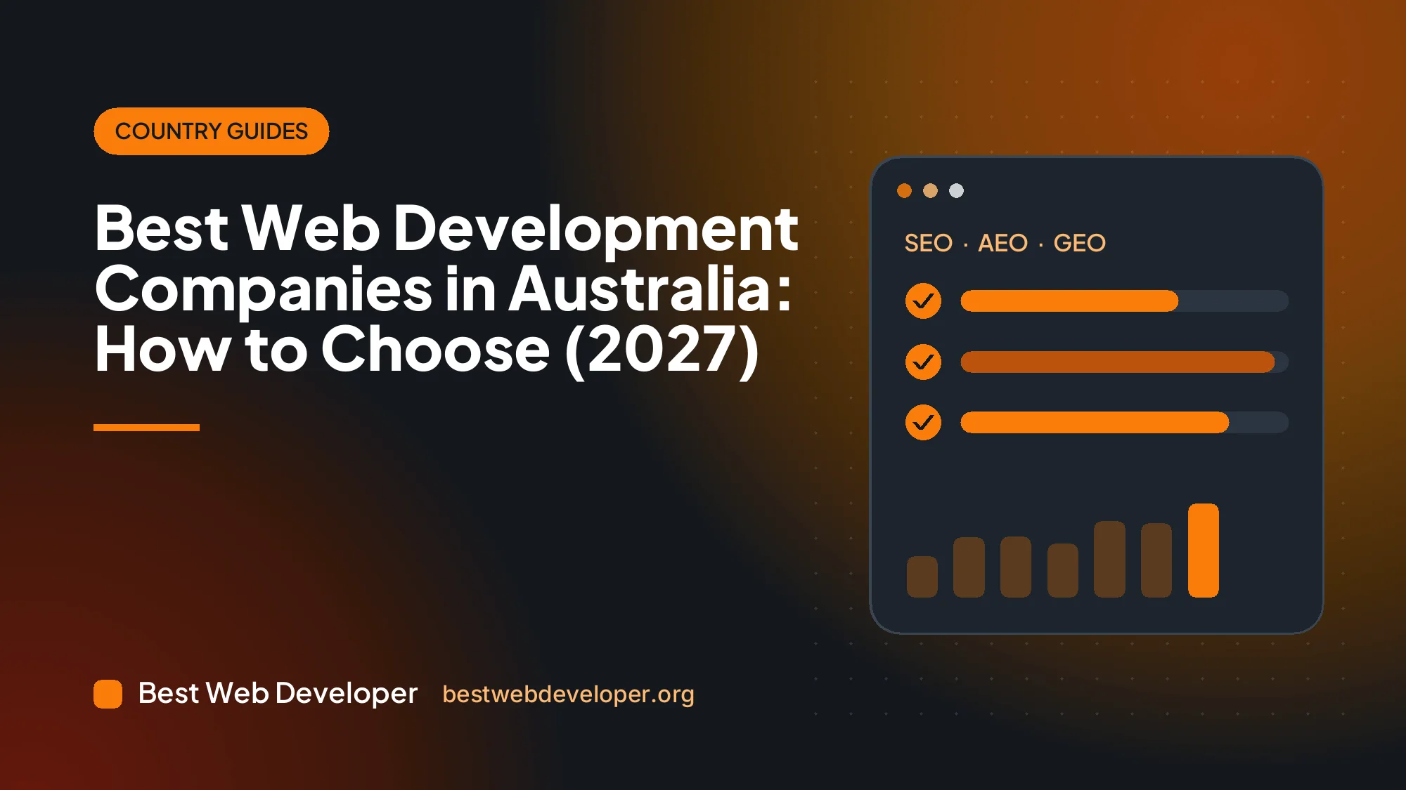 Project sponsor comparing web development companies in Australia on a weighted shortlist