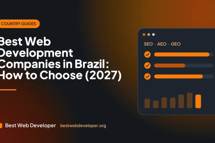 Remote video call between a Saudi client and web development companies in Brazil reviewing a project plan