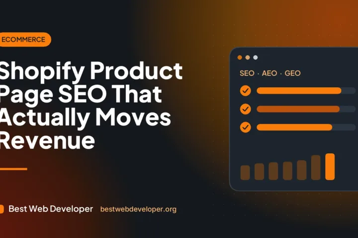 SEO da p&aacute;gina de produto do Shopify que realmente movimenta a receita