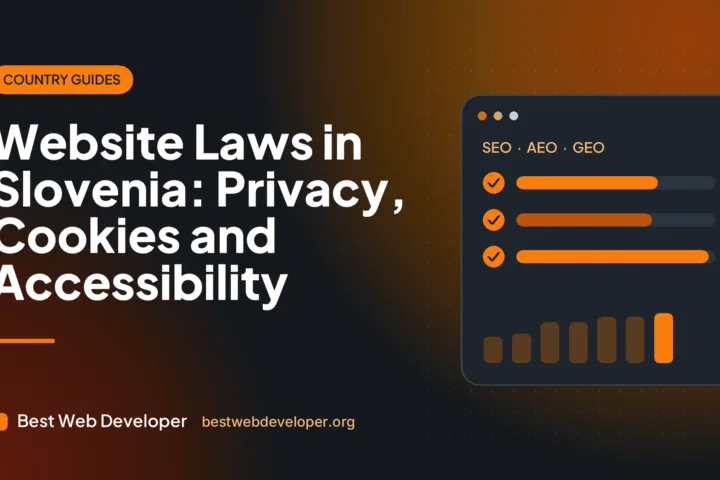 Legile site-urilor din Slovenia: confidențialitate, cookie-uri și accesibilitate