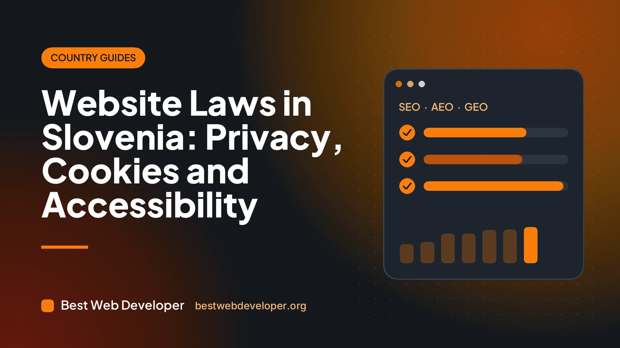 Website Laws in Slovenia: Privacy, Cookies and Accessibility